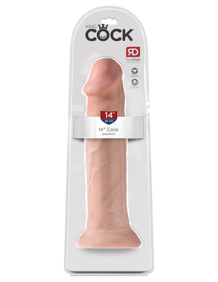 Flesh King Cock 14" Cock