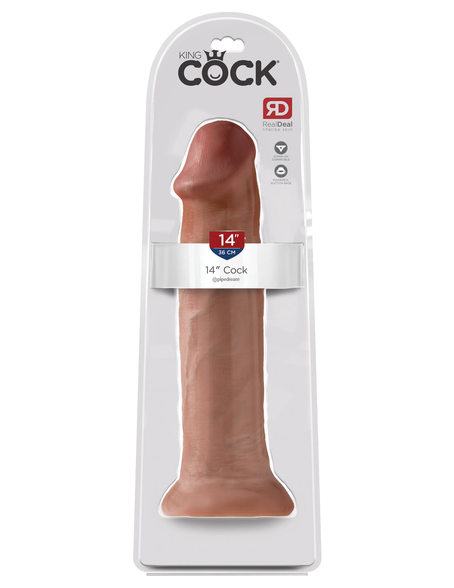 Tan King Cock 14" Cock
