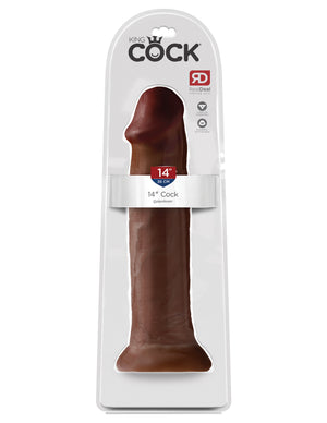 Brown King Cock 14" Cock
