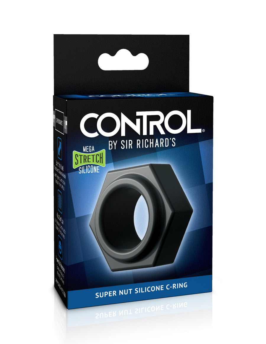 Sir Richard's Control Super Nut Silicone C-Ring - Black