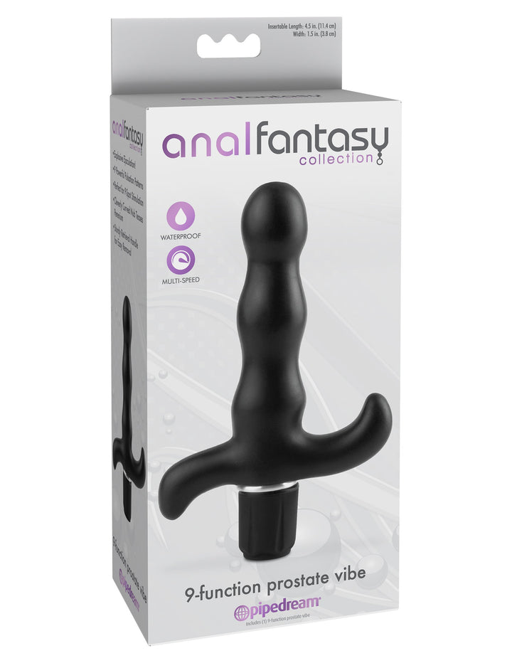 Anal Fantasy Collection 9-Function Prostate Vibe - Black