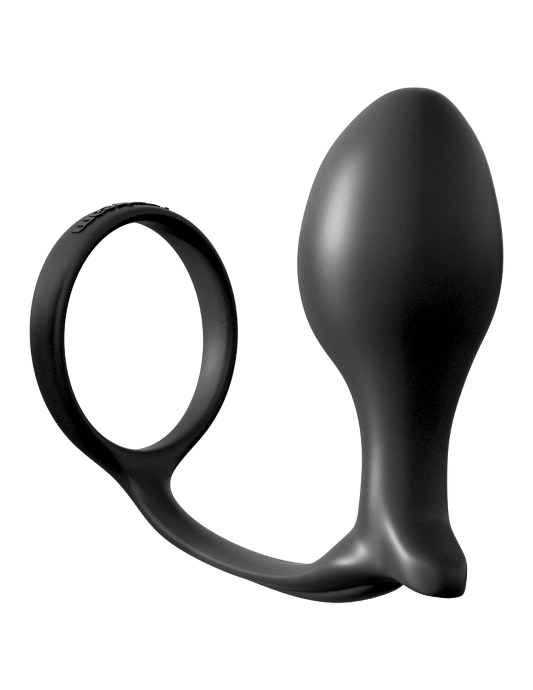 Anal Fantasy Collection Large Silicone Plug - Black  UF Dolls