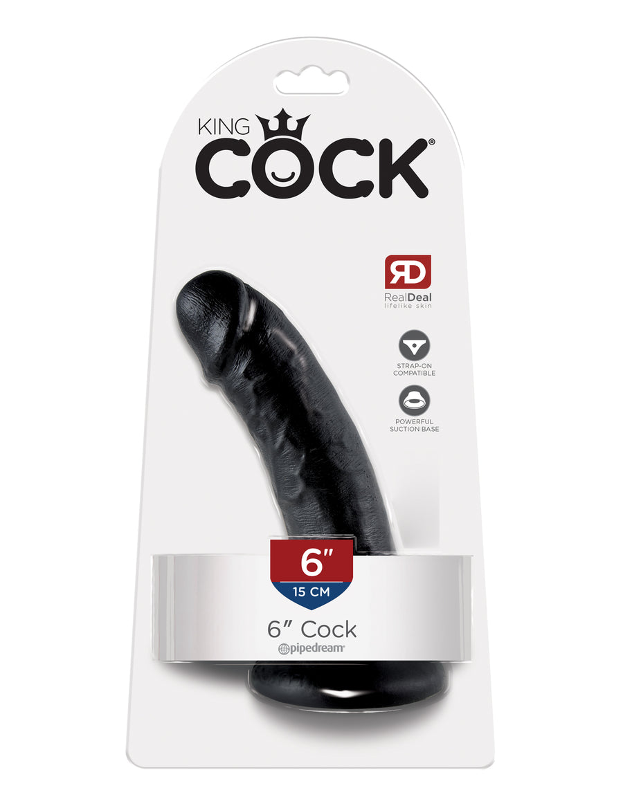 Black King Cock 6" Cock