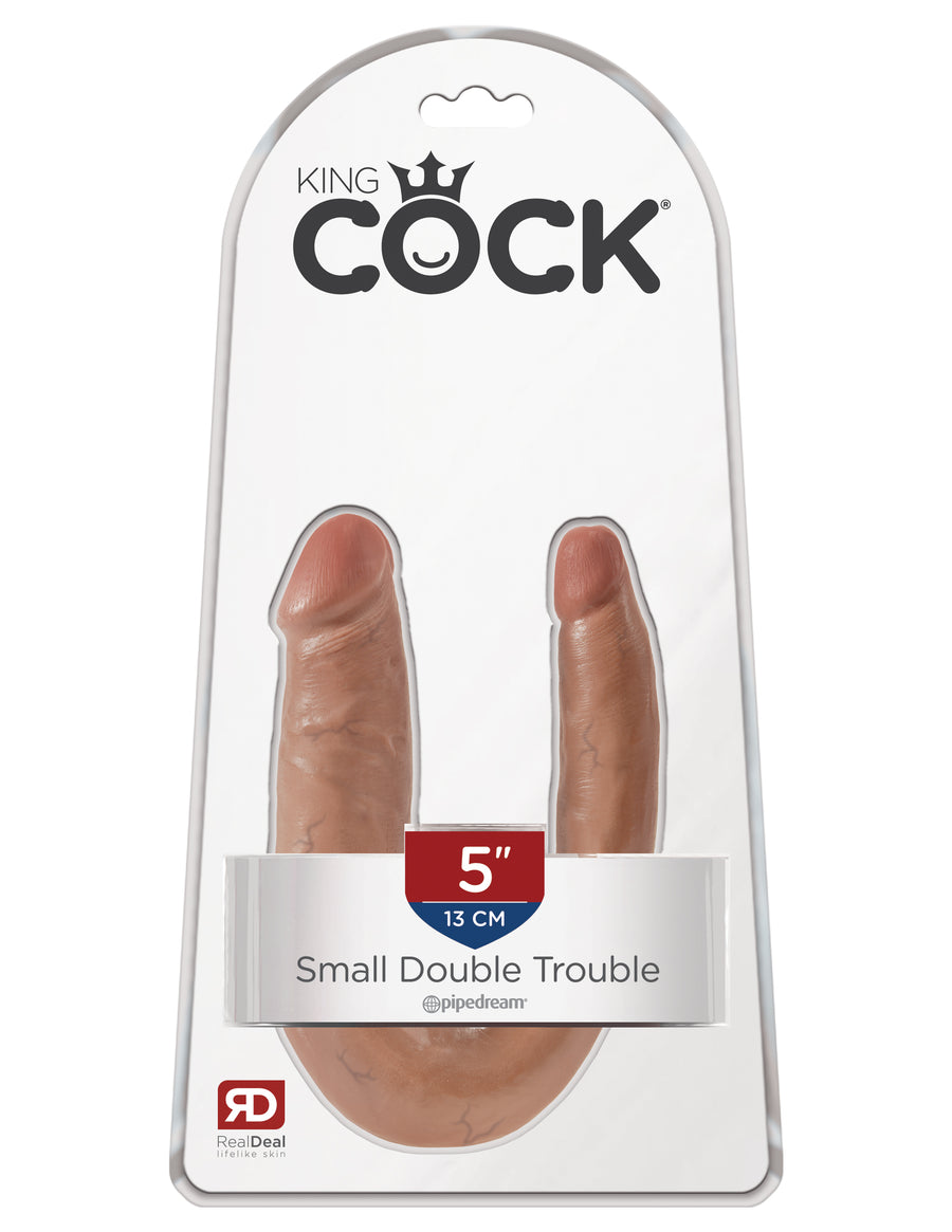 Tan King Cock U-Shaped Small Double Trouble