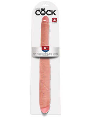 Flesh King Cock 16" Tapered Double Dildo