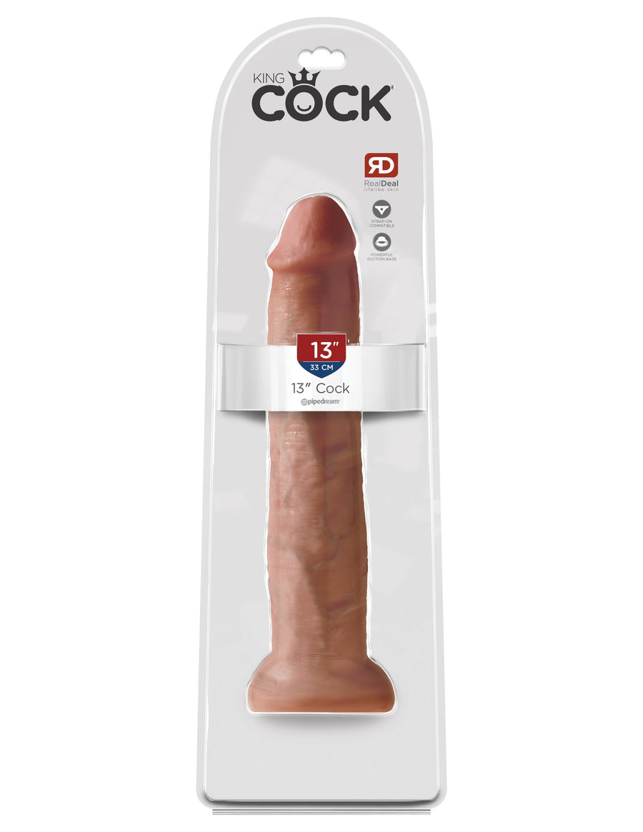 King Cock 13" Cock - Tan