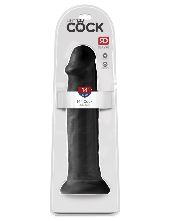 King Cock 14" Cock - Black
